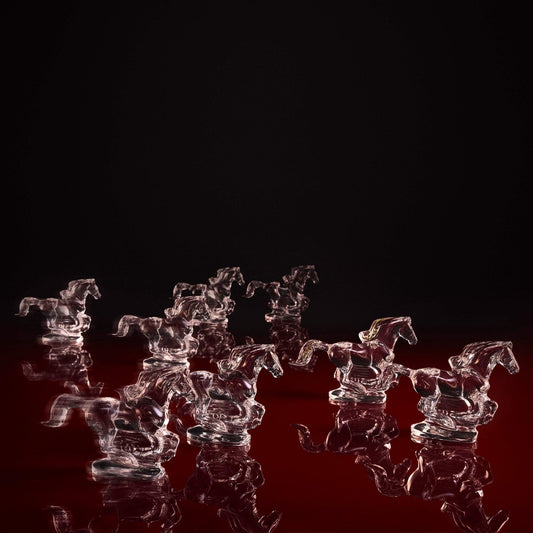 Baccarat Zodiac Horse 2026 Clear Crystal Sculpture by Baccarat at FormFluent