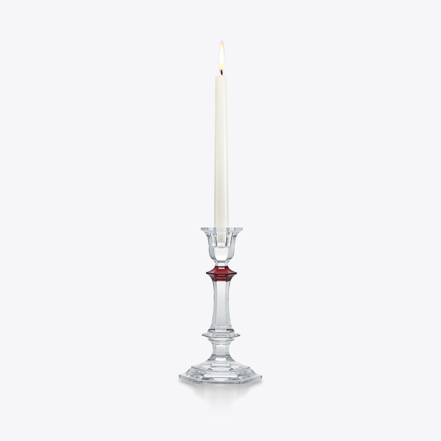 Buy Authentic Baccarat Baccarat Harcourt Candlestick Red Knob Candle - FormFluent Sydney Australia