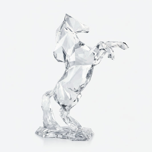 Baccarat Polygon Pegasus Horse Sculpture Limited Edition Sculpture by Baccarat at FormFluent