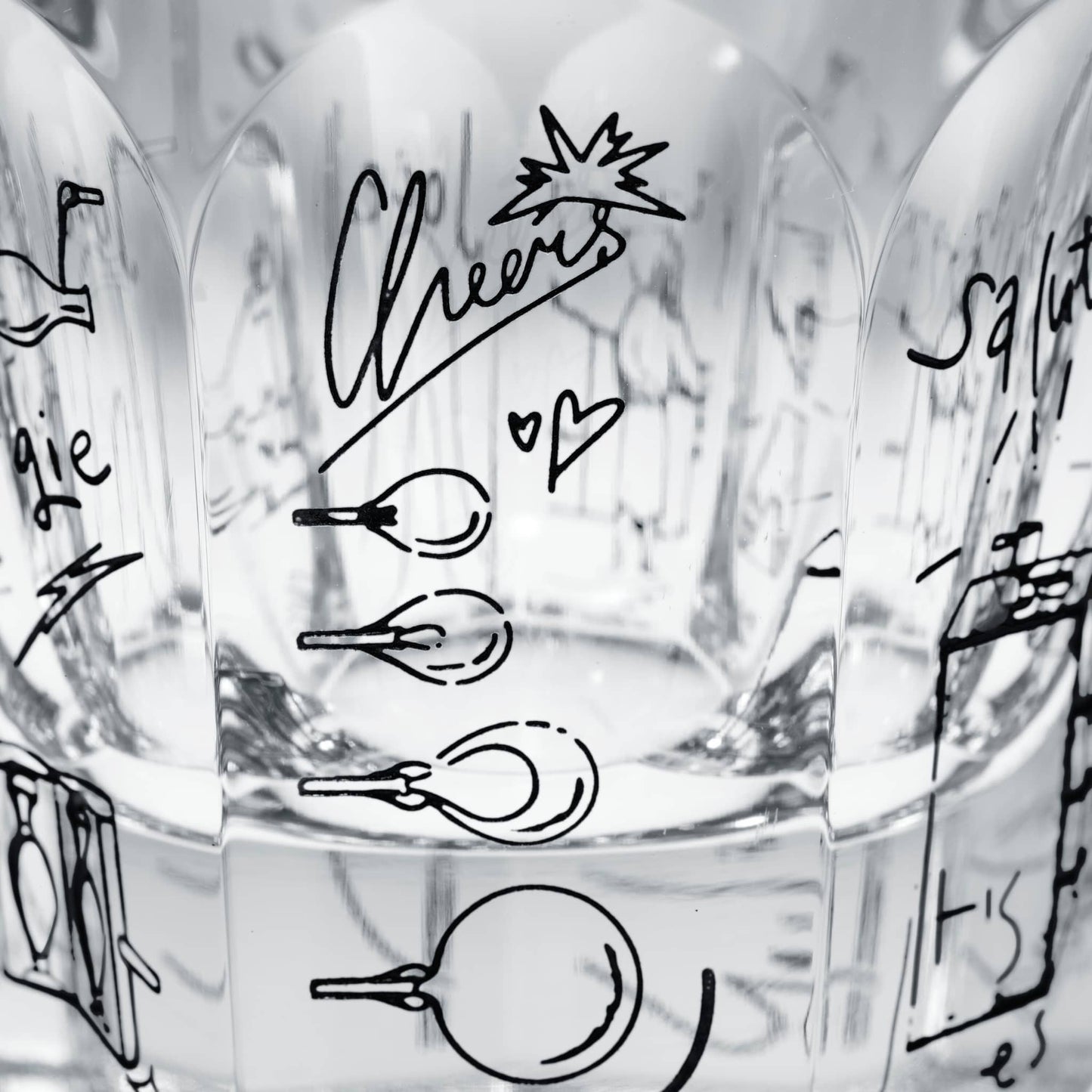Baccarat Harcourt Decanter and Tumblers Set Harry Nuriev Limited Edition - Black Barware by Baccarat at FormFluent Sydney, Australia