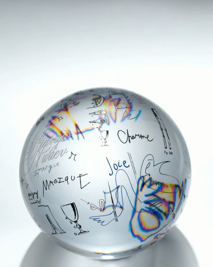 Baccarat Harry Nuriev Sirius Crystal Ball Limited Edition Sculpture by Baccarat at FormFluent