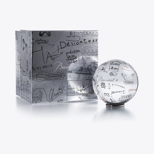 Baccarat Harry Nuriev Sirius Crystal Ball Limited Edition Sculpture by Baccarat at FormFluent