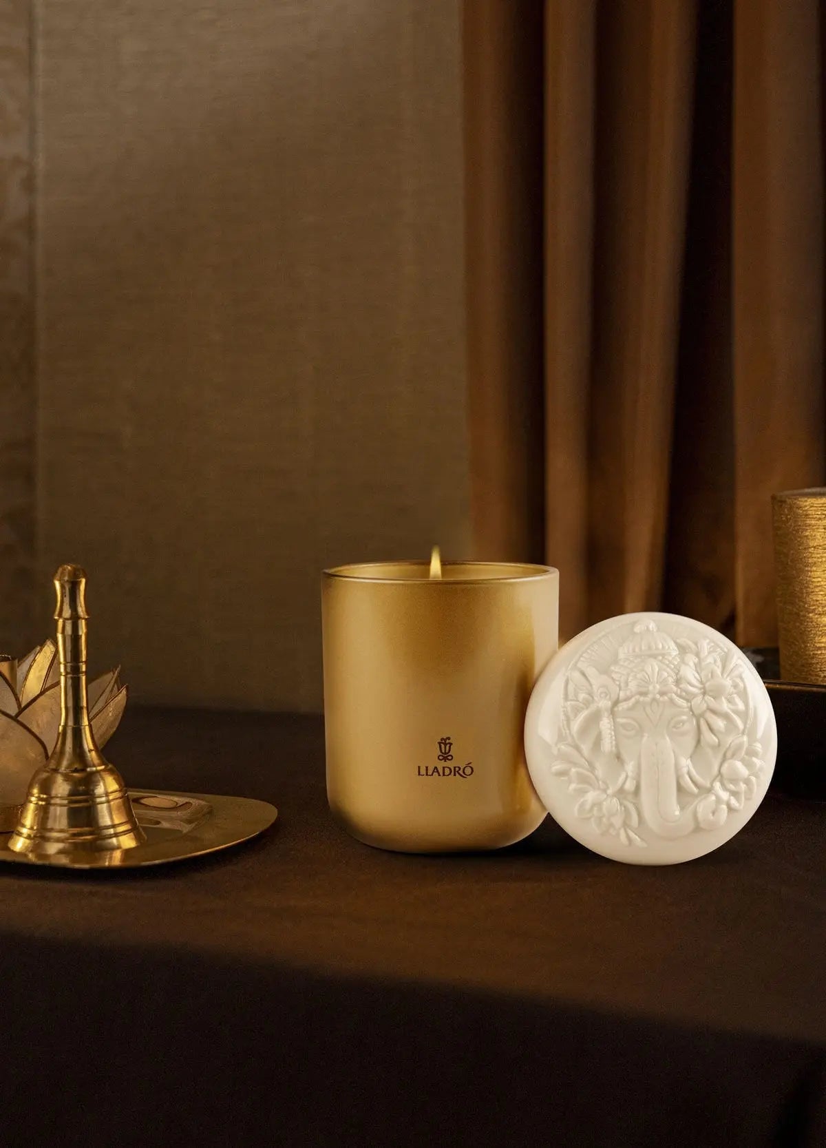 Lladró Lord Ganesha Scented Candle - Gardens of Valencia by Lladró at FormFluent