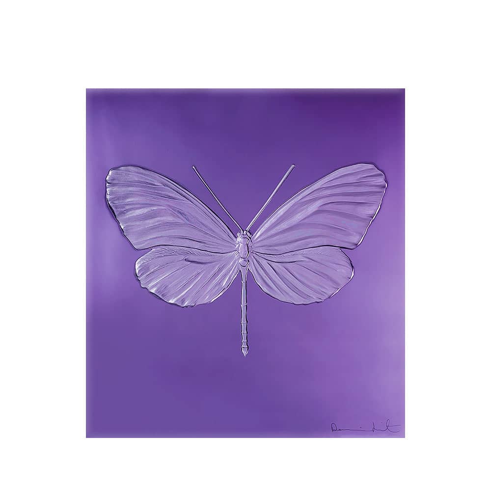 Lalique Eternal Hope Dragonfly Damien Hirst Black Crystal Platinum Stamped Limited Edition Sculpture by Lalique at FormFluent Sydney, Australia