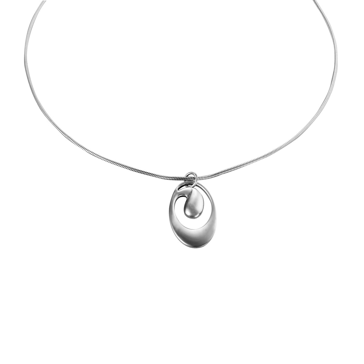 Comyns Pendant With Chain - Wave