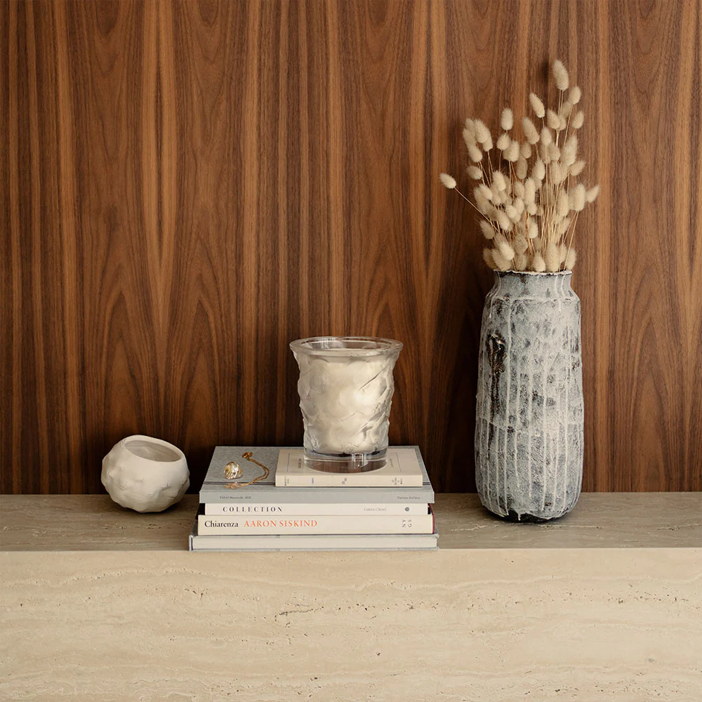 Lalique Oceans Crystal Scented Candle Candle by Lalique at FormFluent