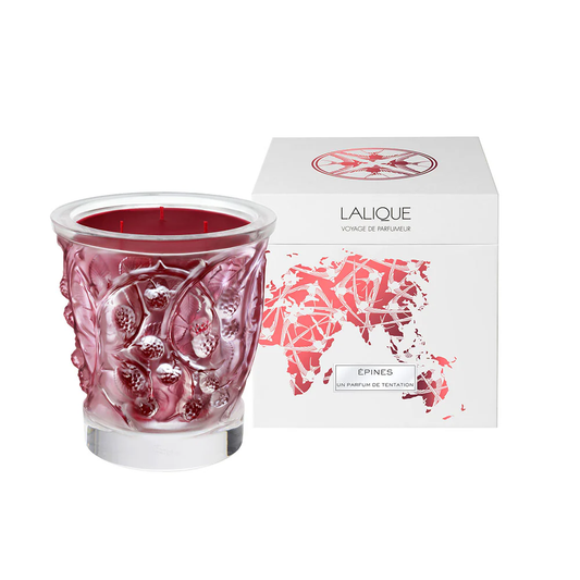 Buy Authentic Lalique Lalique Épines Crystal Scented Candle Candle - FormFluent Sydney Australia