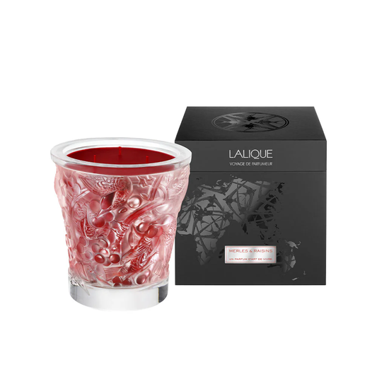 Buy Authentic Lalique Lalique Merles et Raisins Crystal Scented Candle Candle - FormFluent Sydney Australia