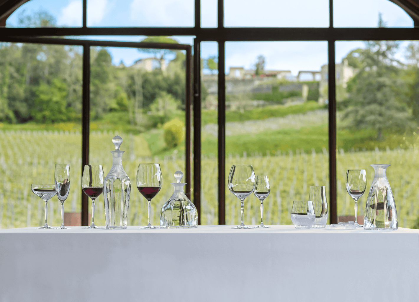 Lalique 100 POINTS Vintage Decanter Barware by Lalique at FormFluent