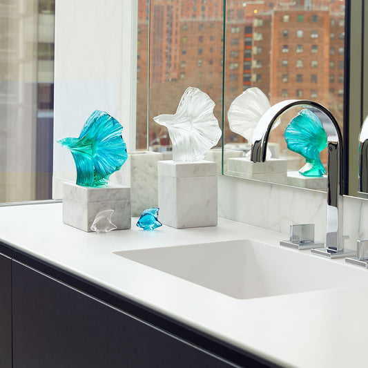 Lalique Lalique Fish Sculpture Sculpture - FormFluent Sydney Australia