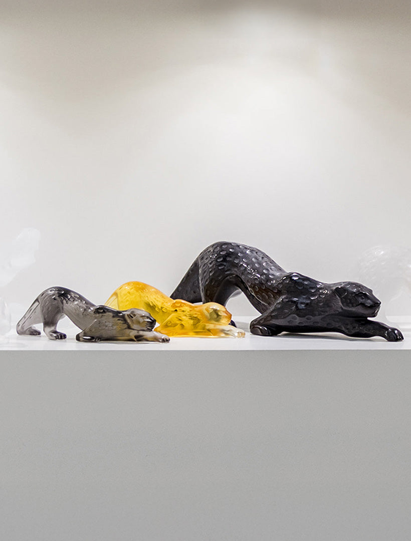 Lalique Lalique Zeila Panther Large Sculpture Sculpture - FormFluent Sydney Australia