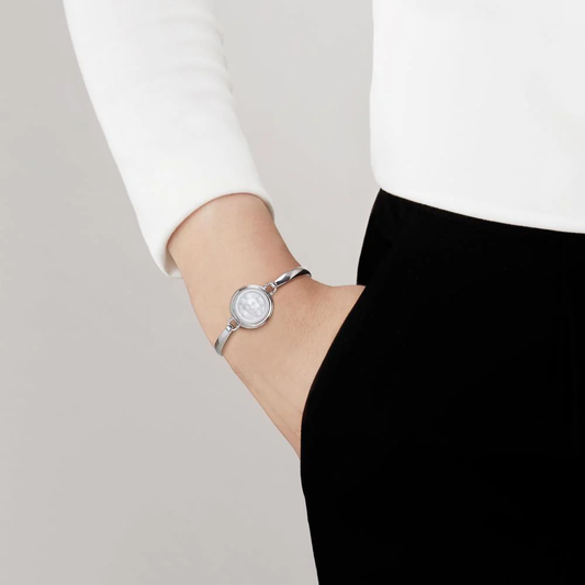 Lalique Aréthuse Round Bangle by Lalique at FormFluent