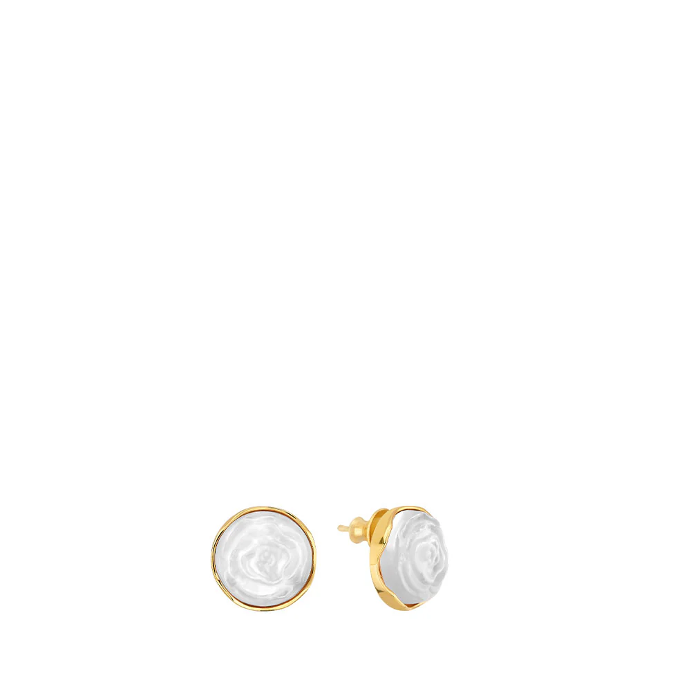 Lalique Pivoine Earrings   FormFluent