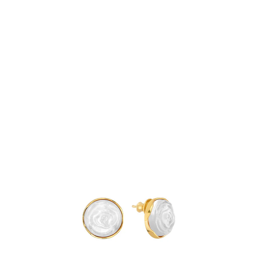 Lalique Pivoine Earrings   FormFluent