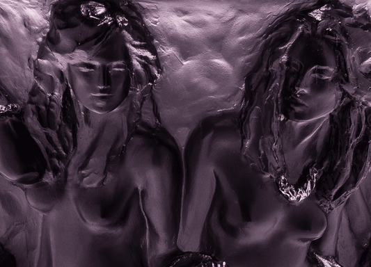 Lalique Sirènes Vase Terry Rodgers & Lalique 2017 Gold Lustre Crystal Limited Edition Vase by Lalique at FormFluent