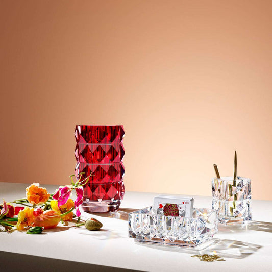 Baccarat Louxor Catch-all Change Tray Black Crystal Bowl by Baccarat at FormFluent