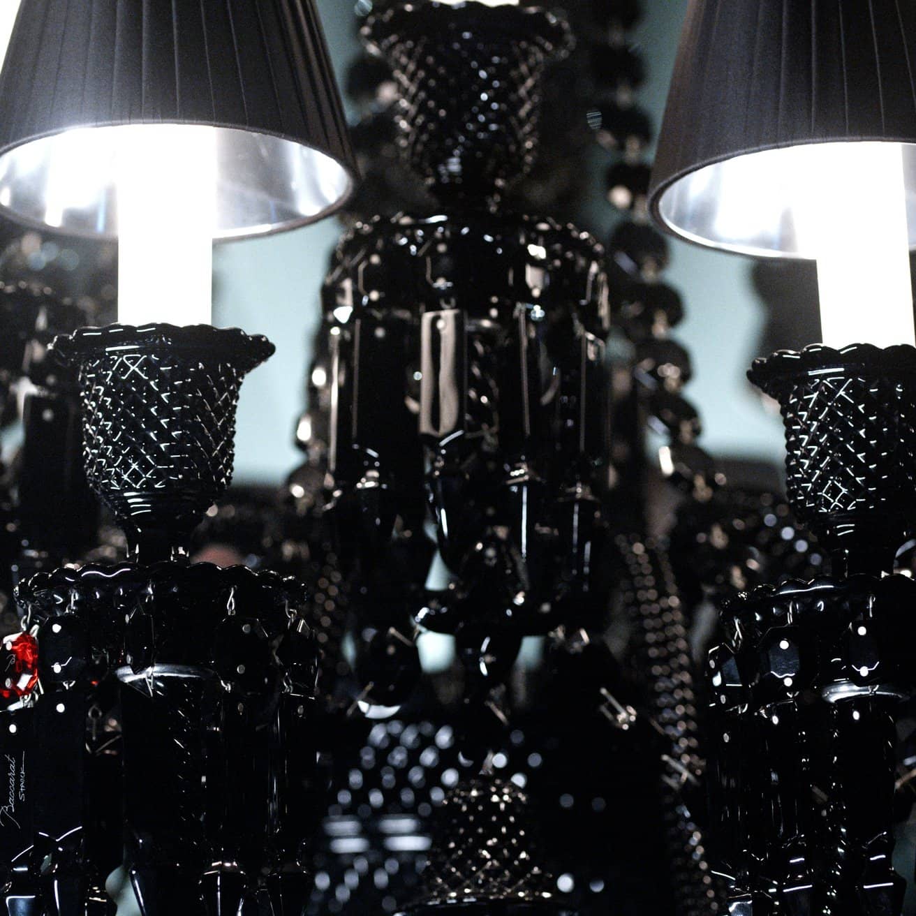 Baccarat Zénith Chandelier Black (24L) Lighting by Baccarat at FormFluent Sydney, Australia