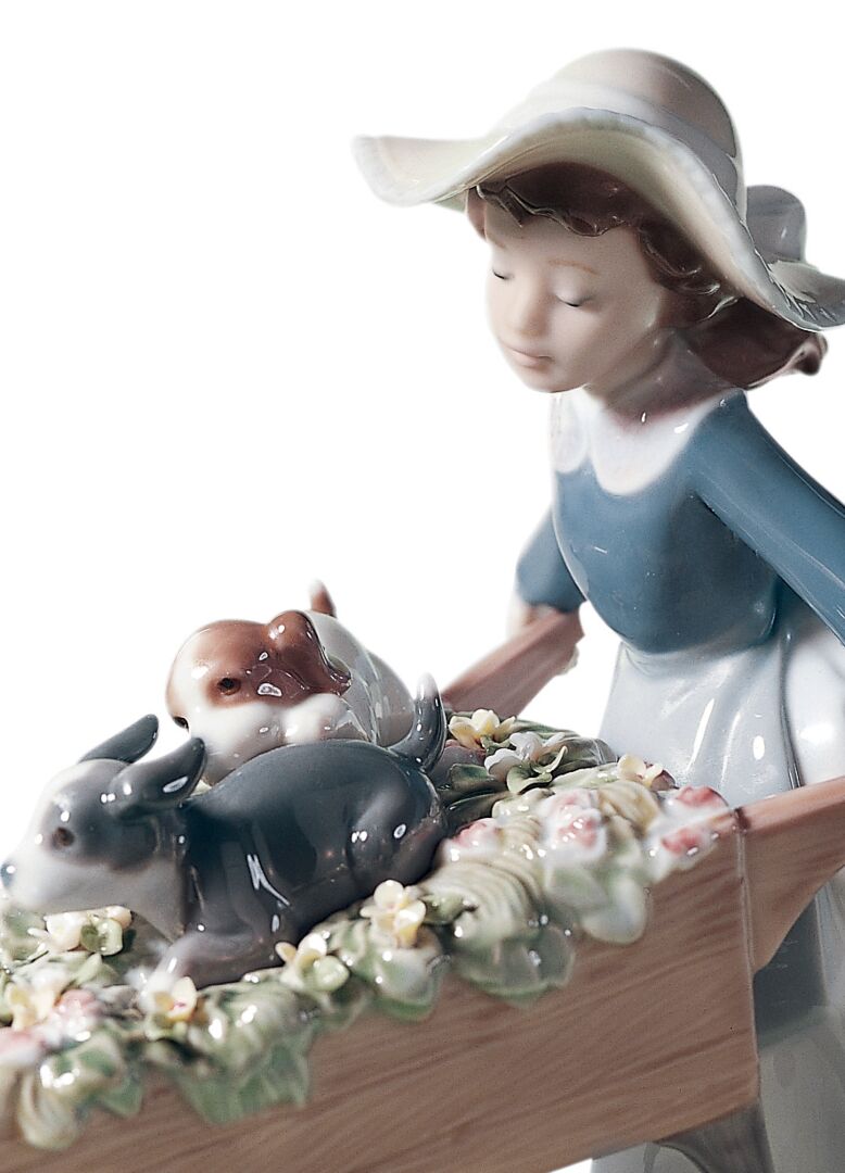 Buy Authentic Lladró Lladró A Barrow of Fun Girl Figurine - FormFluent Sydney Australia