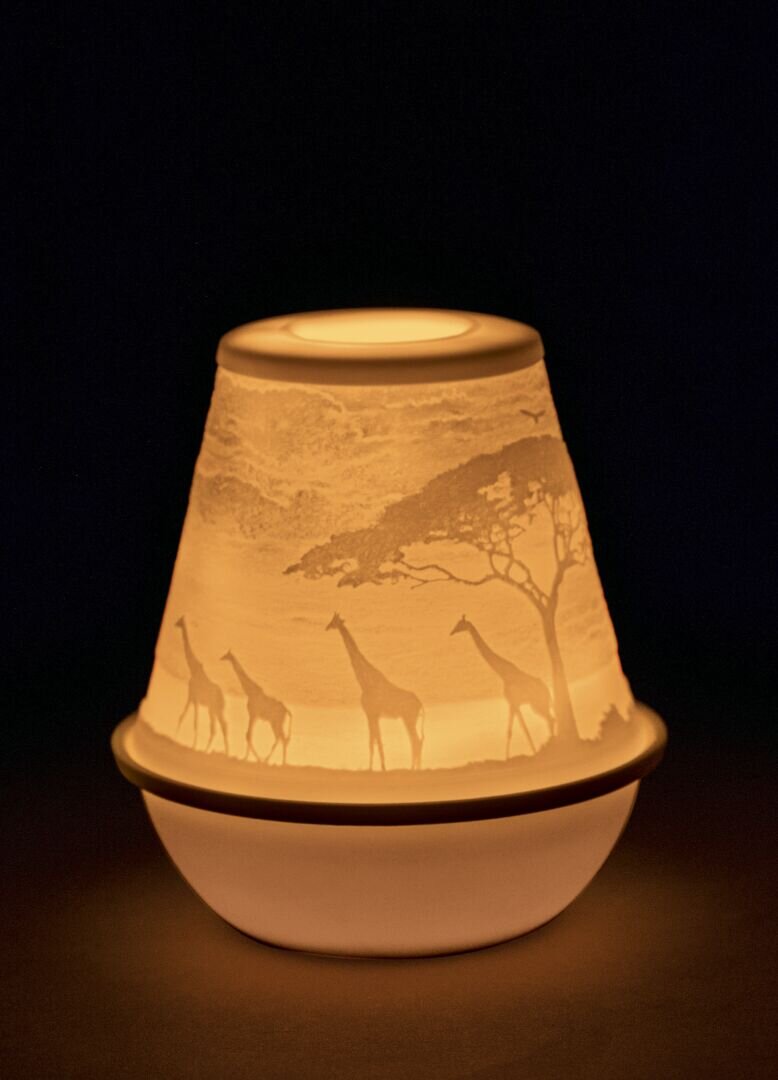 African Savannah Lithophane (Rechargeable LED)