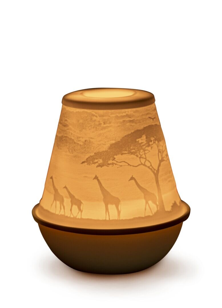 African Savannah Lithophane (Rechargeable LED)