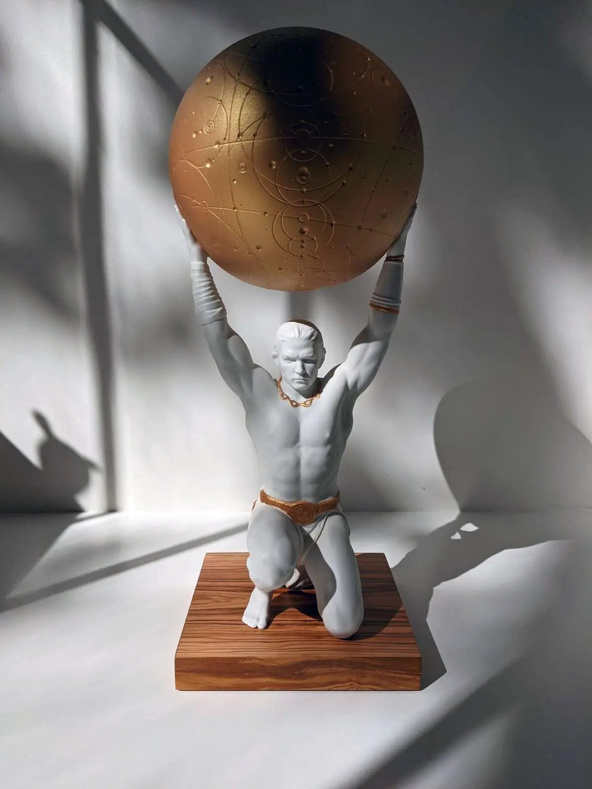 Lladró Atlas Greek Mythology Sculpture Sculpture by Lladró at FormFluent