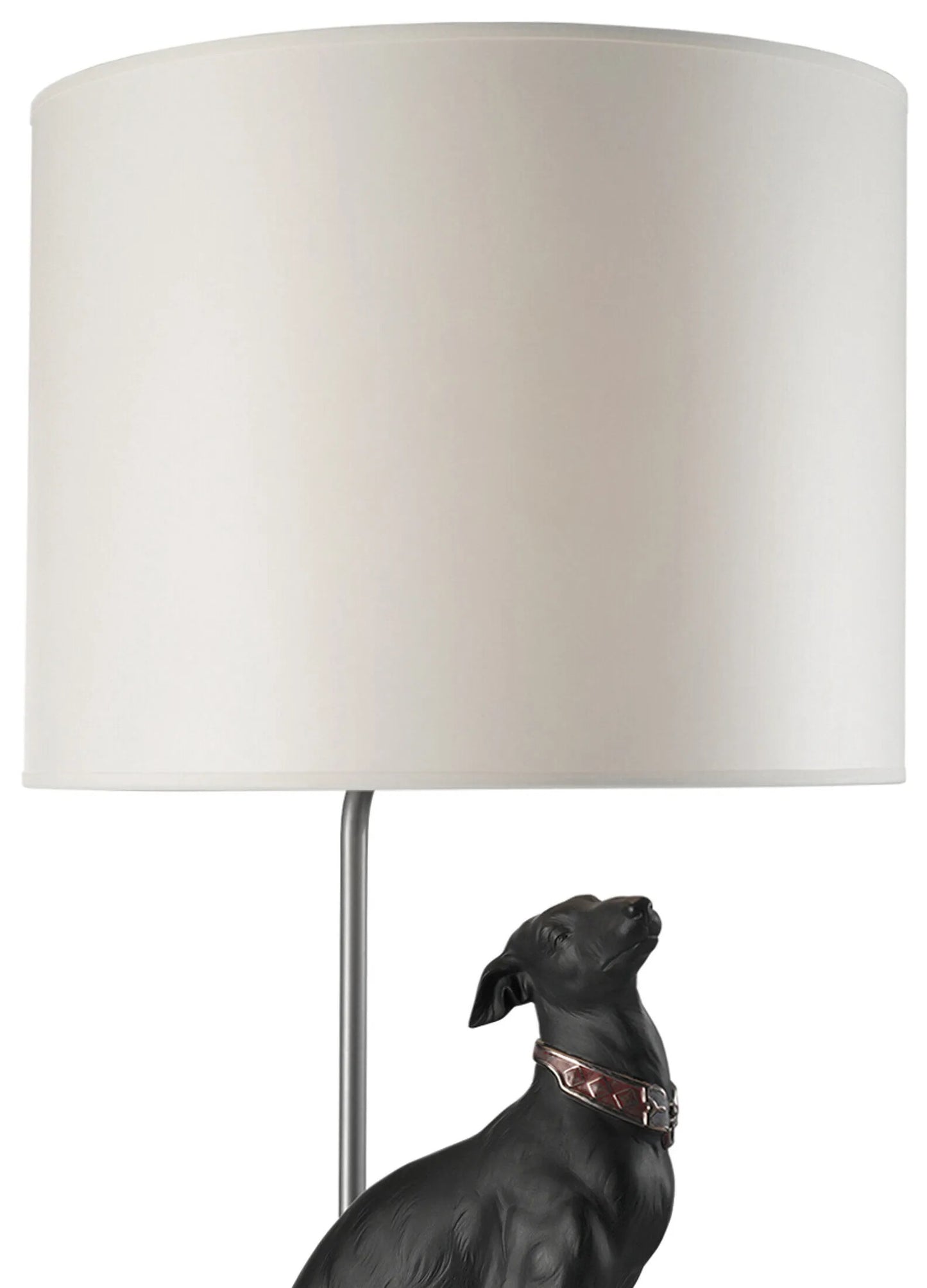 Attentive and Pensive Greyhound Lamps