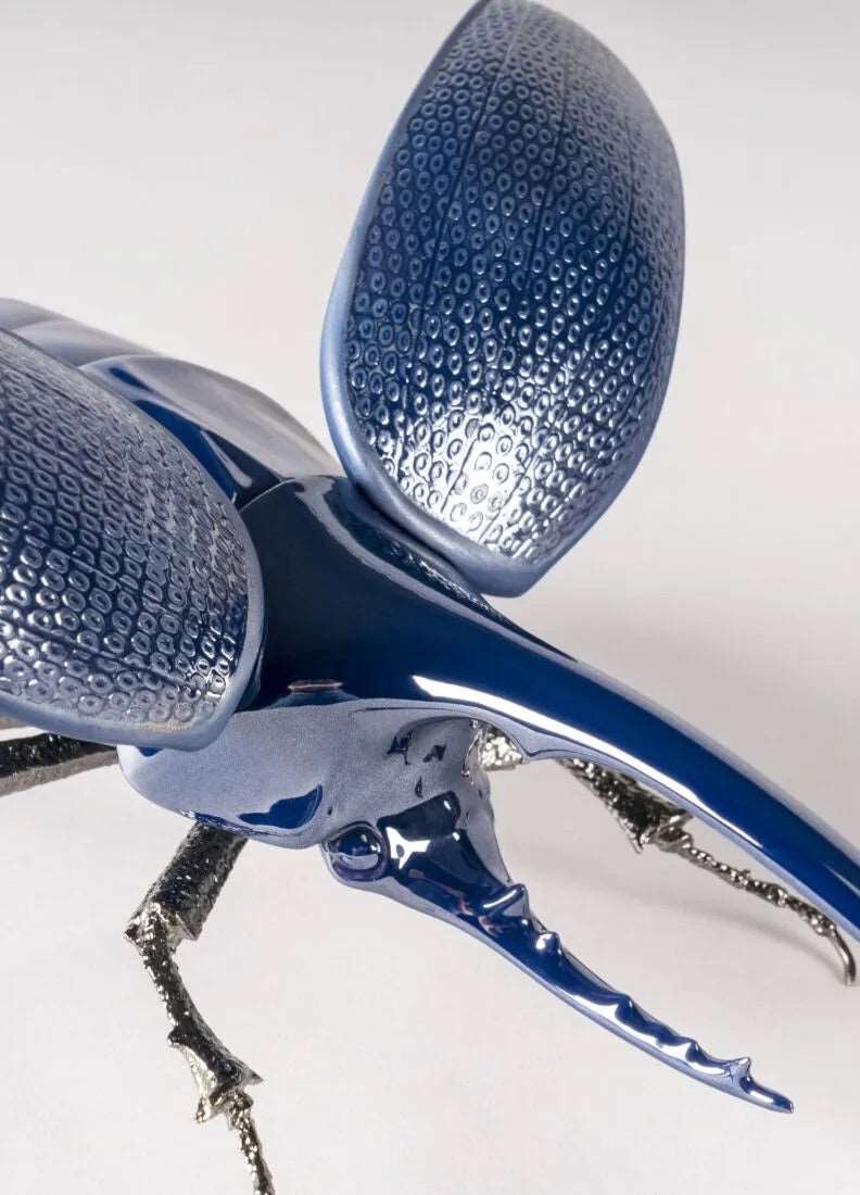 Lladró Awesome Insects Hercules Beetle Figurine Coloured Sculpture by Lladró at FormFluent Sydney, Australia