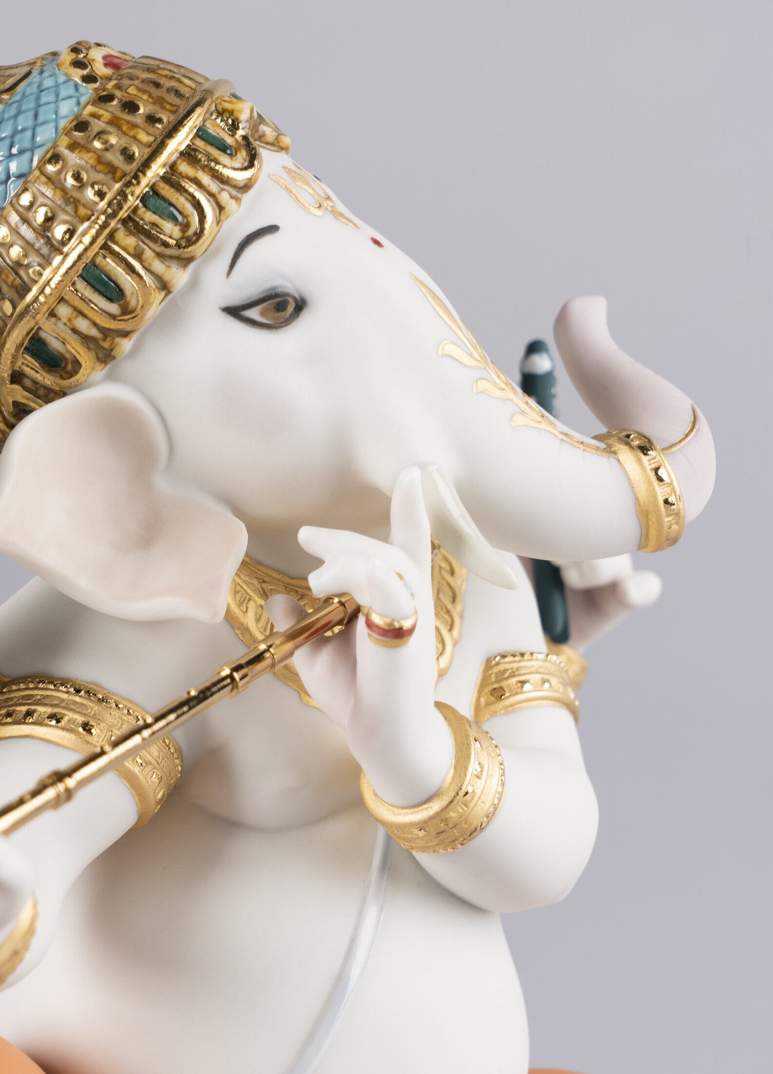 Buy Authentic Lladró Lladró Bansuri Ganesha Figurine Limited Edition Sculpture - FormFluent Sydney Australia