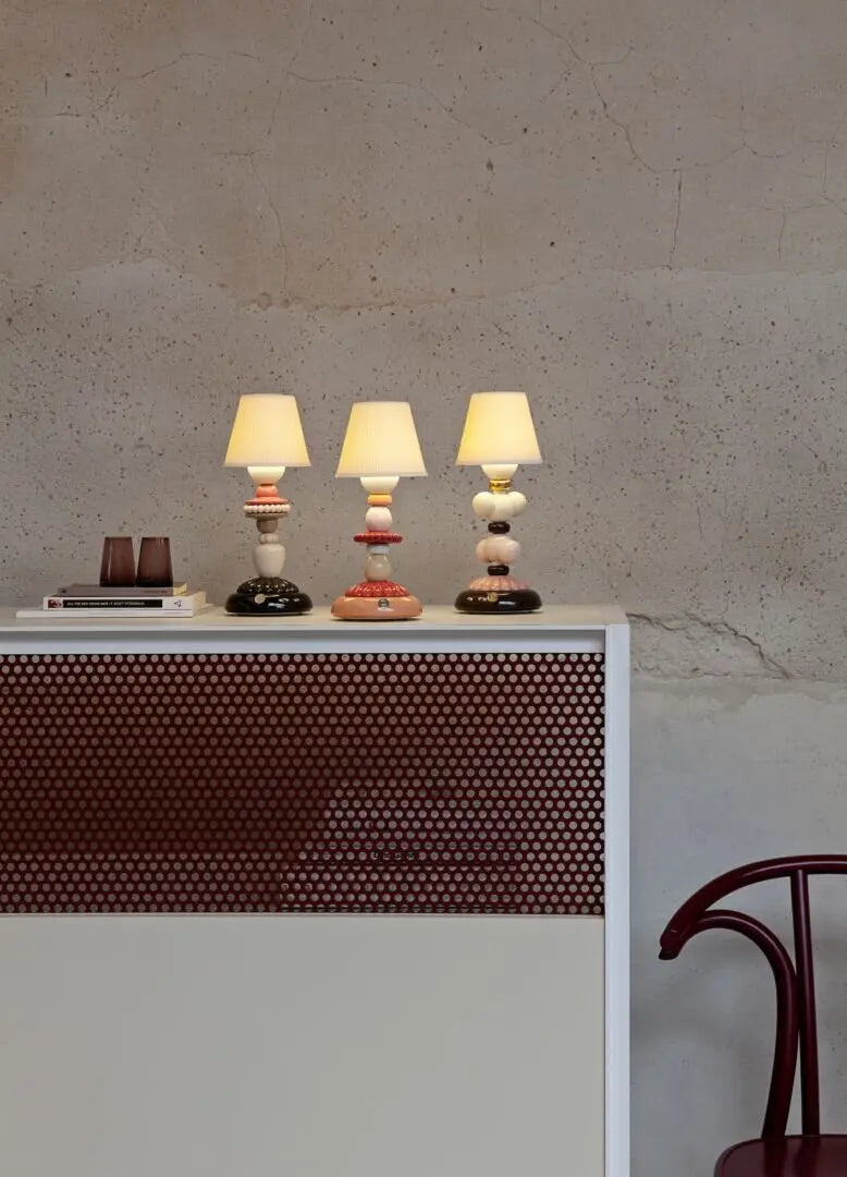 Lladró Sunflower Firefly Cordless Table Lamp Black Lighting by Lladró at FormFluent