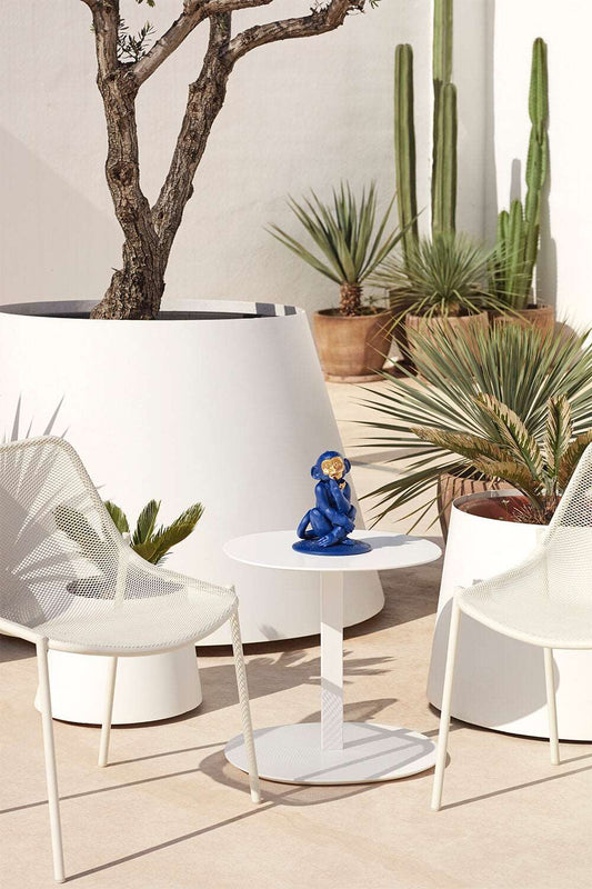 Lladró Bold Blue Little Monkey in International Klein Blue Gold Limited Edition by Lladró at FormFluent