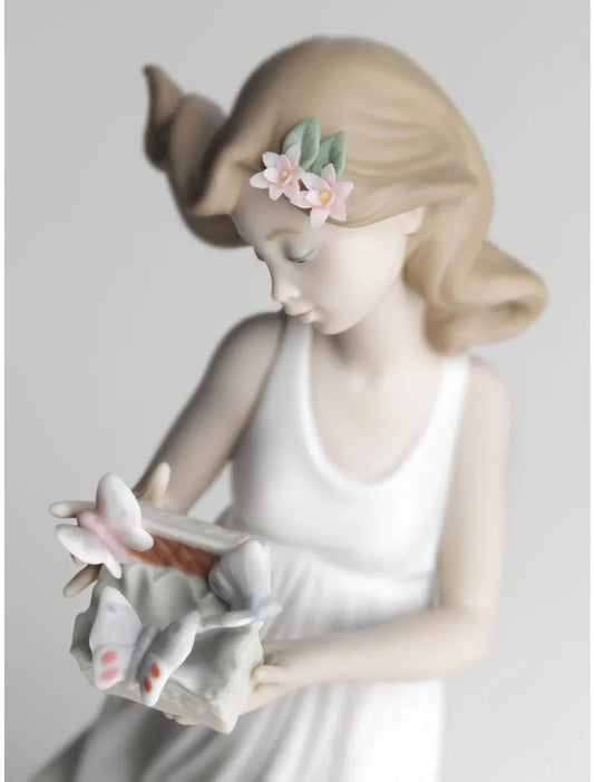 Lladró Butterfly Treasures Woman Figurine   FormFluent