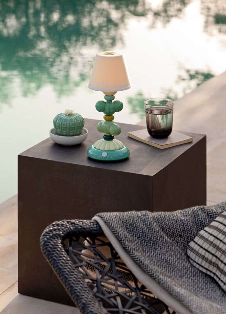 Buy Authentic Lladró Lladró Cactus Firefly Table Lamp Green - FormFluent Sydney Australia
