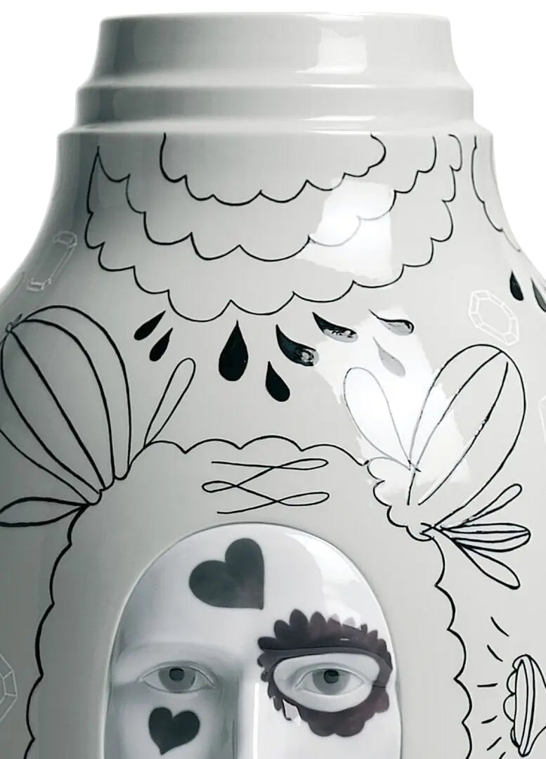 Lladró Conversation Vase II By Jaime Hayon Vase by Lladró at FormFluent