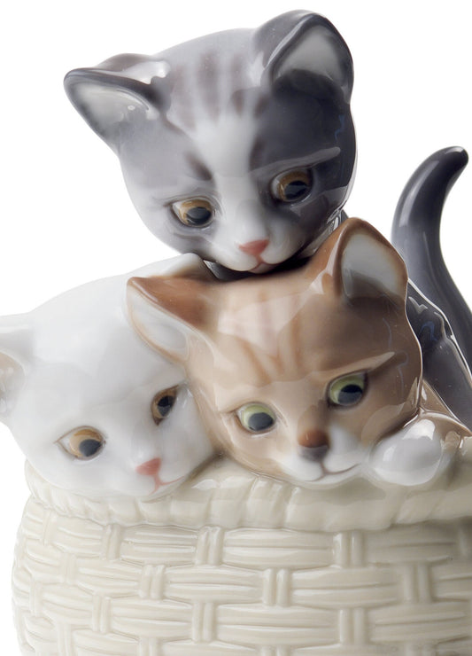 Lladró Curious Kittens Figurine Sculpture by Lladró at FormFluent