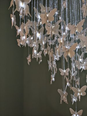 Lladró Niagara Chandelier 1.1m by Bodo Sperlein Lighting by Lladró at FormFluent Sydney, Australia