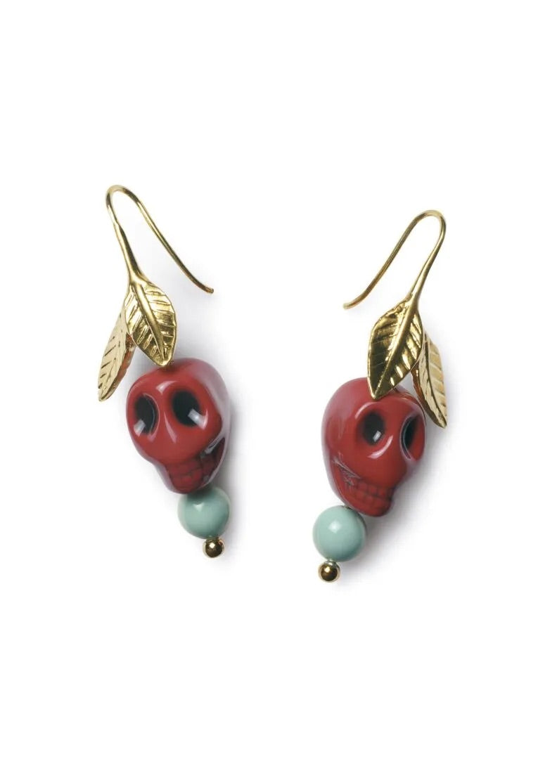 Frida Kahlo Skull Earrings