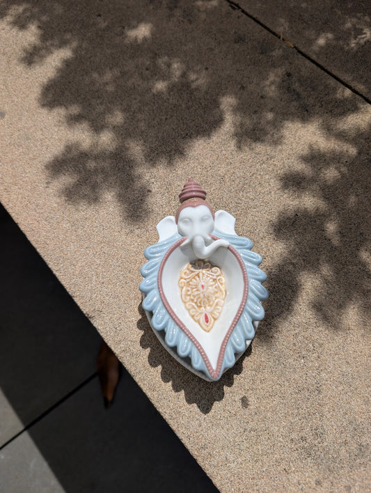 Lladró Ganesha Diya Figurine by Lladró at FormFluent
