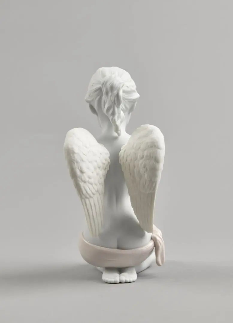 Lladró Heavenly Prayer Angel Sculpture Sculpture by Lladró at FormFluent
