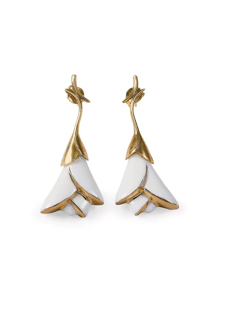 Lladró Heliconia Short Earrings FormFluent