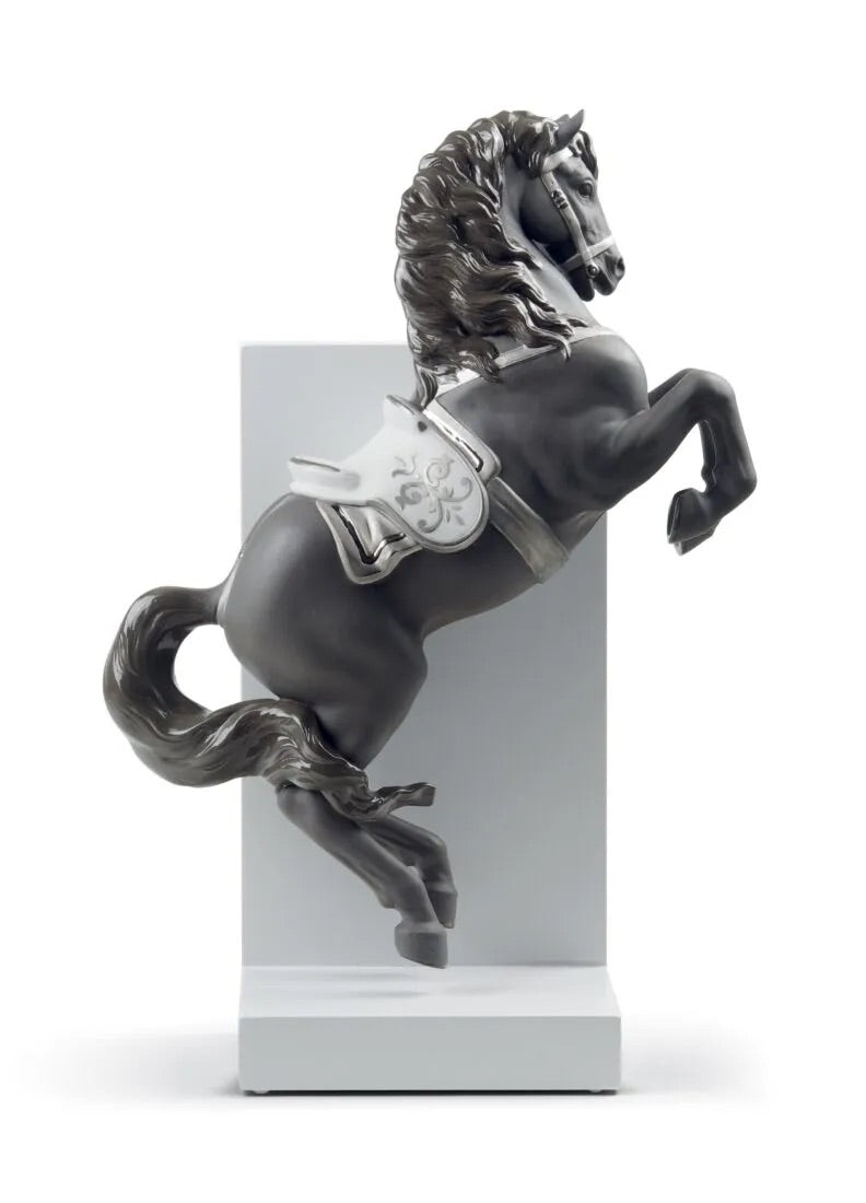 Horse on Courbette and Pirouette Bookends - FormFluent