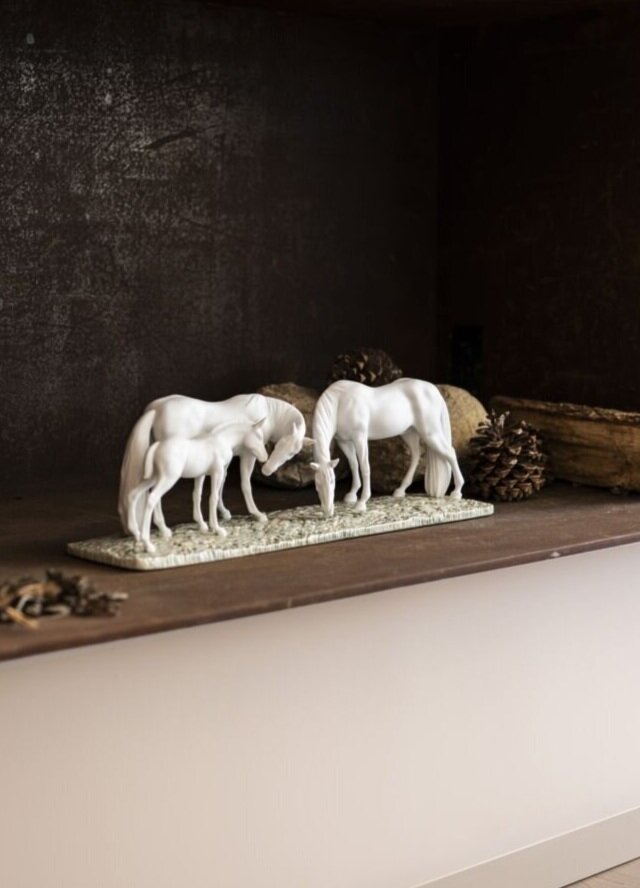 Horses in The Meadow Sculpture
