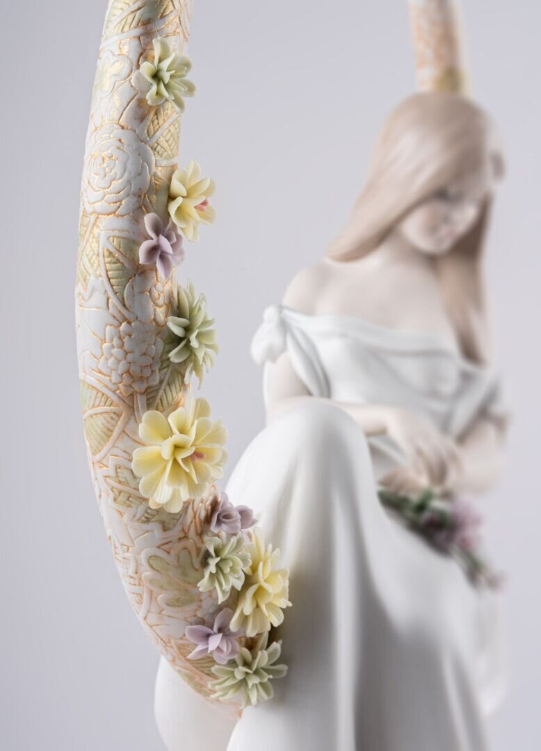 Lladró In Her Thoughts Woman Figurine FormFluent
