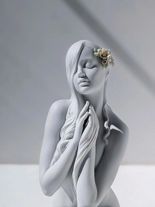 Lladró Inner Peace Woman Figurine Sculpture by Lladró at FormFluent