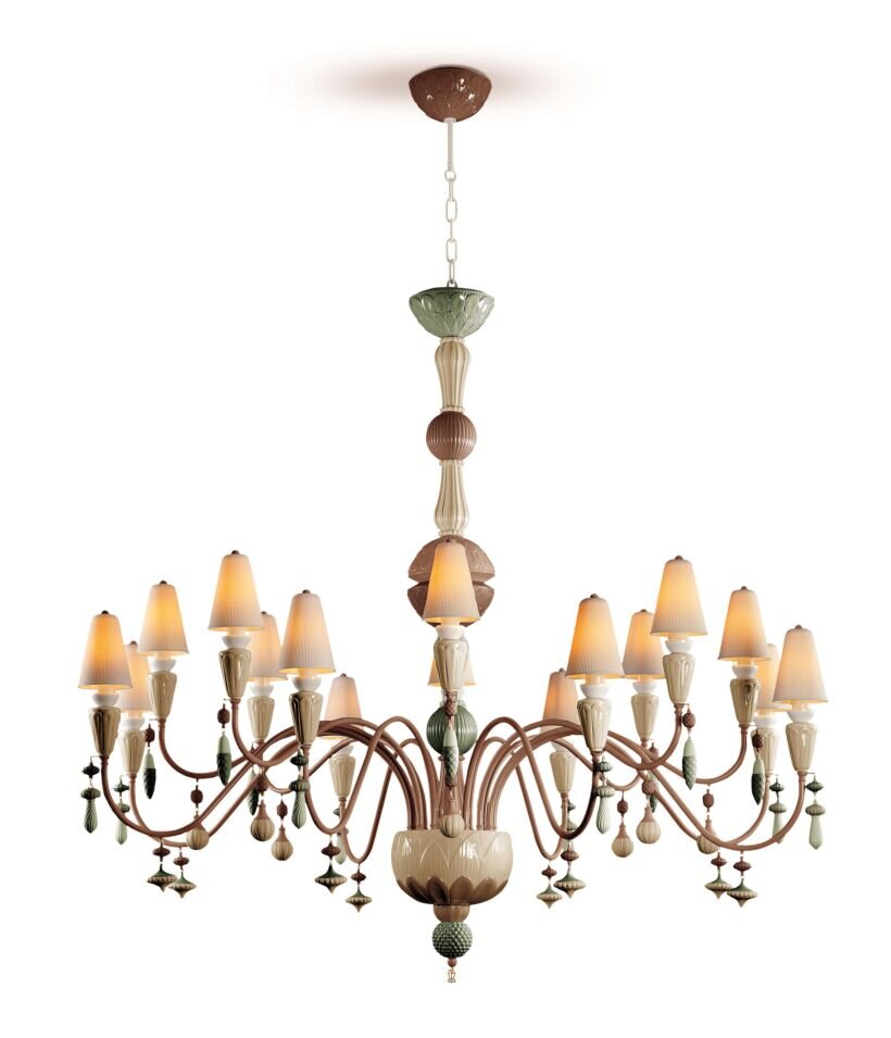 Ivy and Seed 16 Lights Chandelier - Large Flat Model