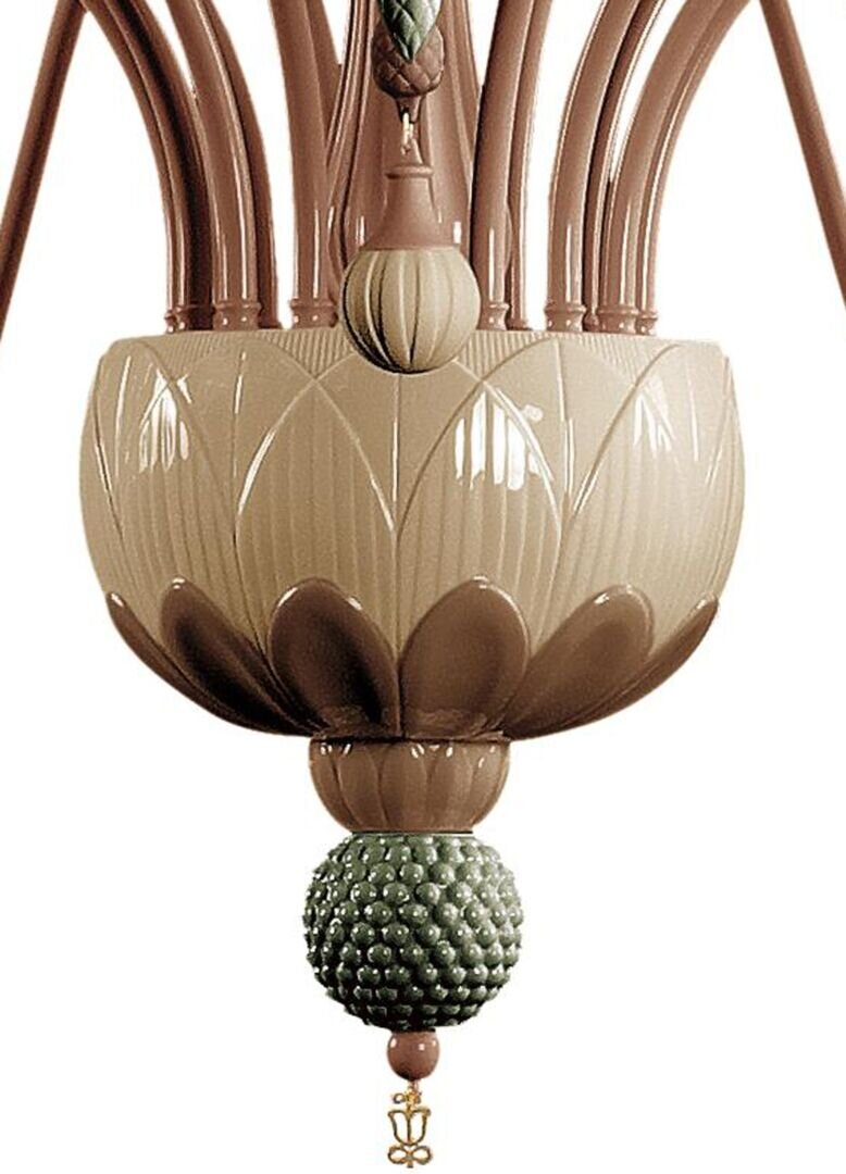 Lladró Ivy and Seed 16 Lights Chandelier - Large Flat Model by Lladró at FormFluent