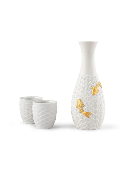 Lladró Koi sake set   FormFluent
