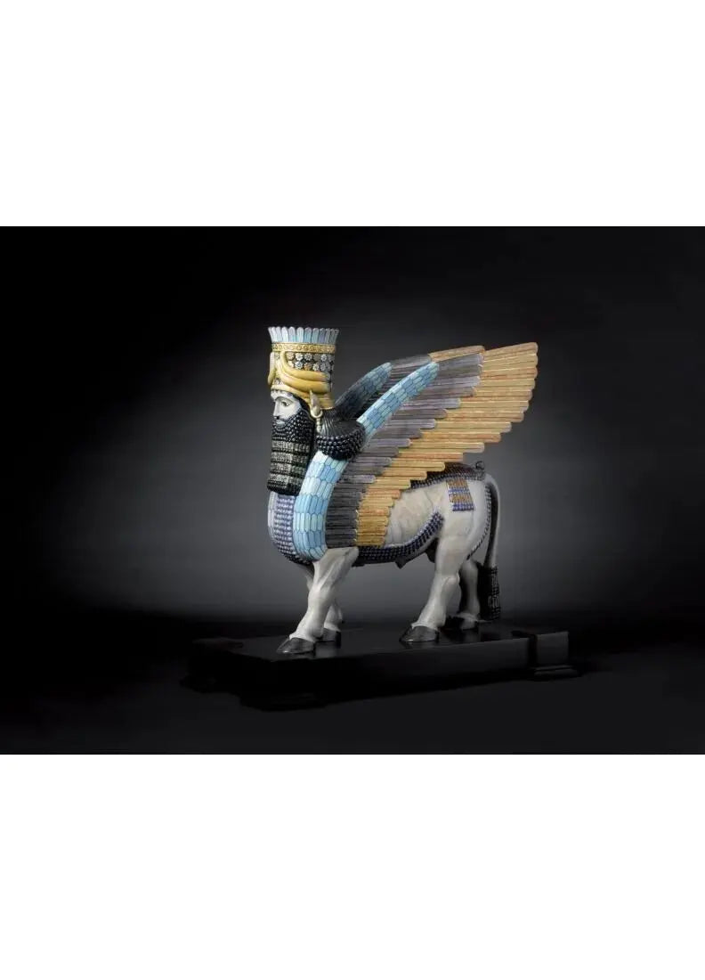 Lladró Protective Lamassu Sculpture Limited Edition Sculpture by Lladró at FormFluent