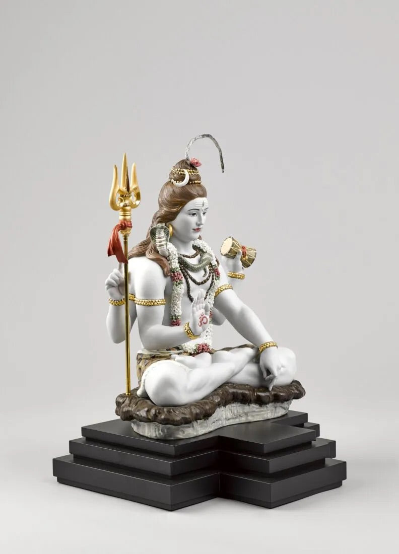 Lladró Lord Shiva Sculpture. Limited Edition   FormFluent