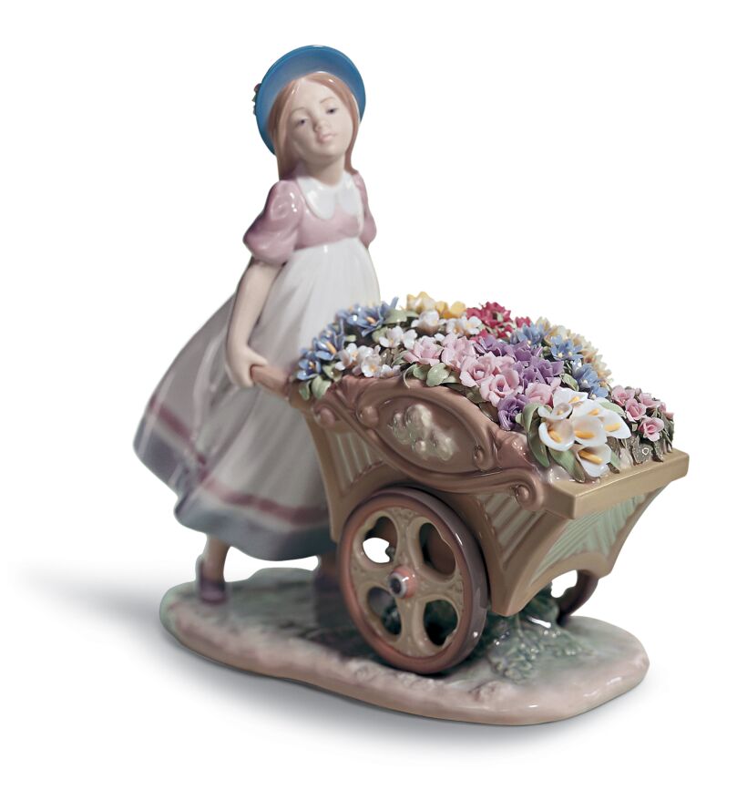 Love's Tender Tokens Girl Sculpture