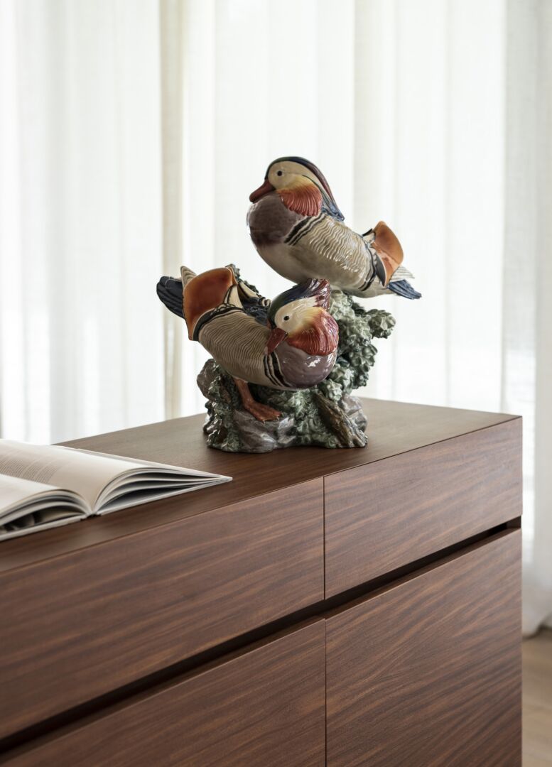 Buy Authentic Lladró Lladró Mandarin Ducks Sculpture Limited Edition  - FormFluent Sydney Australia